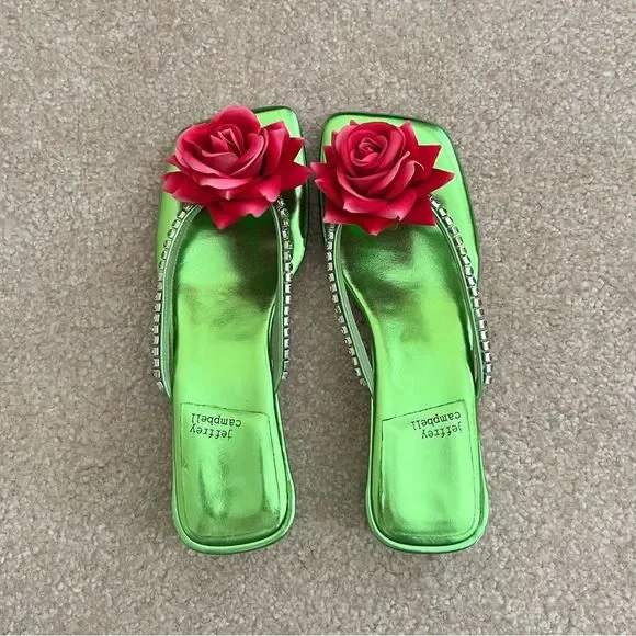 NIB Jeffrey Campbell Primrose Flip Flop Sandal size 6 - Picture 7 of 7